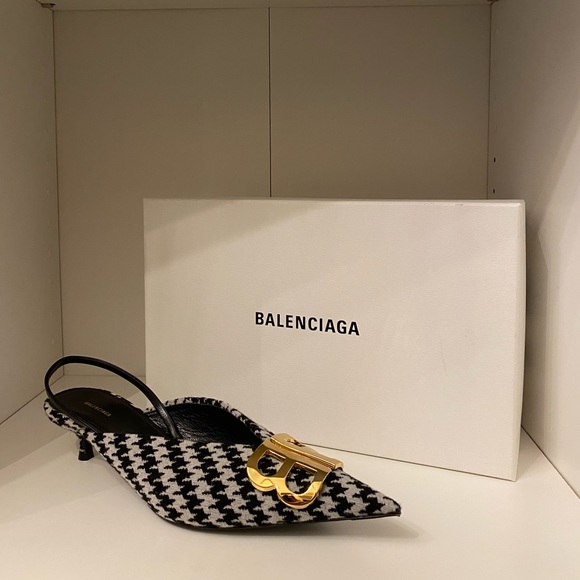 Houndstooth Balenciaga heels - Picture 2 of 13